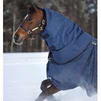 Halsstuk Horseware 150g voor deken Rambo Optimo Marine / bordeaux Blauw Halsstuk Horseware 150g voor deken Rambo Optimo Marine / bordeaux Blauw