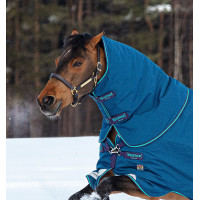 Couvre-cou Horseware 150g pour couverture Rhino Original Marine / gris Bleu Couvre-cou Horseware 150g pour couverture Rhino Original Marine / gris Bleu