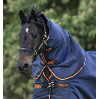Halsstuk Horseware 50g voor deken Rambo Supreme Marineblauw / oranje