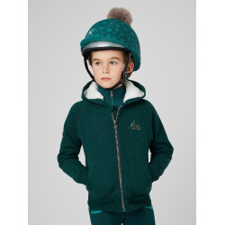 Sweat à capuche Mini LeMieux Lily Vert épicéa
