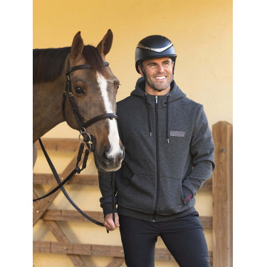 Sweat à capuche zippé homme LeMieux en polaire Sweat à capuche zippé homme LeMieux en polaire
