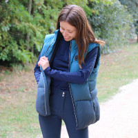 Doudoune sans manches Equithème Lina enfant Turquoise Bleu Doudoune sans manches Equithème Lina enfant Turquoise Bleu