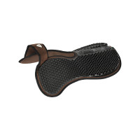 Acavallo schokdemper met schoftuitsparing, traagschuim, achterste verhoger Wit Acavallo schokdemper met schoftuitsparing, traagschuim, achterste verhoger Wit