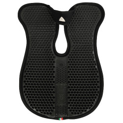 Amortisseur Acavallo dégarotté mémoire de forme réhausseur arrière Noir