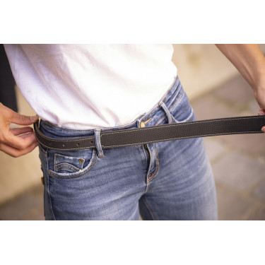 Ceinture Pénélope signature cuir perforé Ceinture Pénélope signature cuir perforé