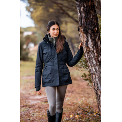 Veste hiver Horze femme Jadine Bleu marine foncé Veste hiver Horze femme Jadine Bleu marine foncé