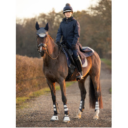 Manteau long d'équitation léger LeMieux Amélie Bleu marine