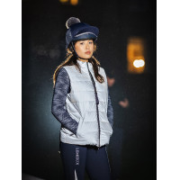 LeMieux Mini Reflective Hat Silk Marineblauw LeMieux Mini Reflective Hat Silk Marineblauw