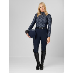 Reflecterende LeMieux Eleanor muts met pompon Reflecterende LeMieux Eleanor muts met pompon