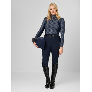 Reflecterende LeMieux Eleanor muts met pompon Reflecterende LeMieux Eleanor muts met pompon
