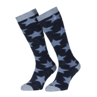 LeMieux Fluffies Sasha Star Sokken Atlantisch blauw LeMieux Fluffies Sasha Star Sokken Atlantisch blauw