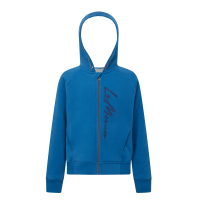 Fleece gevoerde hoodie LeMieux Hollie Young Rider Atlantisch blauw Fleece gevoerde hoodie LeMieux Hollie Young Rider Atlantisch blauw