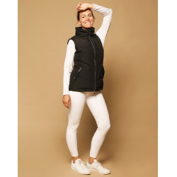 Mouwloze bodywarmer GEM Stella Zwart