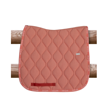 Zadeldek GEM Love dressuur Koraal Rood Zadeldek GEM Love dressuur Koraal Rood