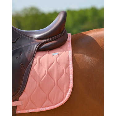 Zadeldek GEM Love dressuur Koraal Rood Zadeldek GEM Love dressuur Koraal Rood