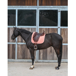 Zadeldek GEM Love dressuur Koraal Rood Zadeldek GEM Love dressuur Koraal Rood