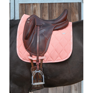 Zadeldek GEM Love dressuur Koraal Rood Zadeldek GEM Love dressuur Koraal Rood