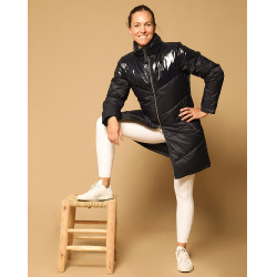 Lange donsjas GEM Tower Marineblauw