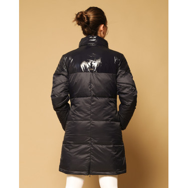 Lange donsjas GEM Tower Marineblauw