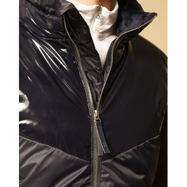 Lange donsjas GEM Tower Marineblauw