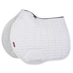 LeMieux Eurojump Suede Zadeldek Wit / Zilver / Wit LeMieux Eurojump Suede Zadeldek Wit / Zilver / Wit