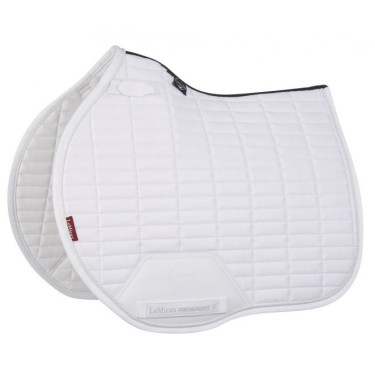 LeMieux Eurojump Suede Zadeldek Wit / Zilver / Wit LeMieux Eurojump Suede Zadeldek Wit / Zilver / Wit