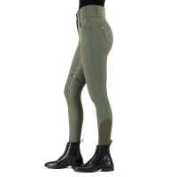 Pantalon d'équitation HV Polo Elena FullGrip Vert pétrole foncé
