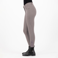 Pantalon d'équitation HV Polo Favourite Midwaist FullGrip Sable foncé Gris