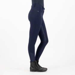 Rijbroek HV Polo Favourite Midwaist FullGrip Marineblauw