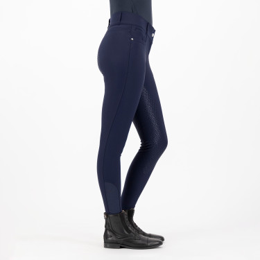 Rijbroek HV Polo Favourite Midwaist FullGrip Marineblauw