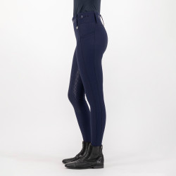 Legging d'équitation HV Polo Favourite Highwaist FullGrip Bleu marine