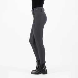 Legging d'équitation HV Polo Favourite Highwaist FullGrip Gris Zinc