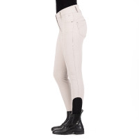 Pantalon d'équitation HV Polo Ellen Highwaist FullGrip Gris Zinc Beige