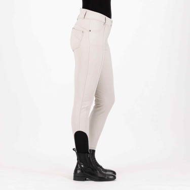 Pantalon d'équitation HV Polo Ellen Highwaist FullGrip Gris Zinc Beige Pantalon d'équitation HV Polo Ellen Highwaist FullGrip Gris Zinc Beige