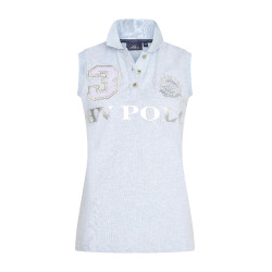 Polo Favouritas zonder mouwen HV Polo Gemêleerde wolk Grijs