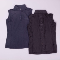 Mouwloze top HV Polo Maggie Zwart