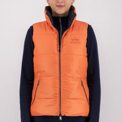 Mouwloze omkeerbare bodywarmer HV Polo Claire Gember Oranje Mouwloze omkeerbare bodywarmer HV Polo Claire Gember Oranje