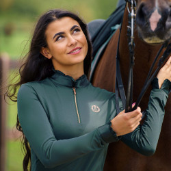 Top Imperial Riding Anna manches longues Forêt profonde Vert Top Imperial Riding Anna manches longues Forêt profonde Vert