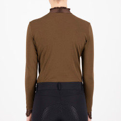 Top Imperial Riding Anna manches longues Macchiato Marron