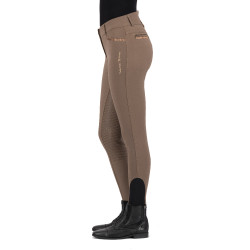 Pantalon d'équitation Imperial Riding El Capone high waist winterwarm FullGrip Macchiato Marron