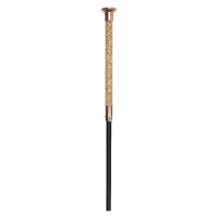 Cravache de dressage Imperial Riding Stones Or rose Noir Cravache de dressage Imperial Riding Stones Or rose Noir