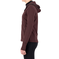 Veste tech Euro-Star Giulia Rose noire Bordeaux Veste tech Euro-Star Giulia Rose noire Bordeaux