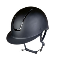 Lady Shield Helm HKM Zwart / glanzend zwart