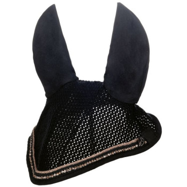 Vliegenmuts Rosegold Glamour Style HKM Zwart / roségoud