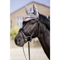 Bonnet anti-mouches Berry HKM Gris foncé Bonnet anti-mouches Berry HKM Gris foncé