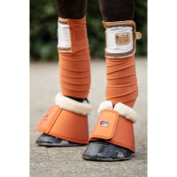 Bandes de polo Edinburgh HKM Brandy Marron Bandes de polo Edinburgh HKM Brandy Marron