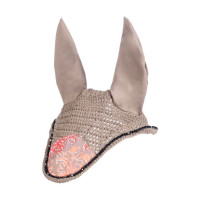 Bonnet anti-mouches Savona Style HKM Taupe Marron Bonnet anti-mouches Savona Style HKM Taupe Marron