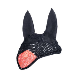 Bonnet anti-mouches Savona Style HKM Noir Bonnet anti-mouches Savona Style HKM Noir