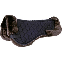 Amortisseur mouton véritable HKM Marron foncé Amortisseur mouton véritable HKM Marron foncé