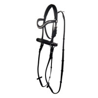 Bridon sans mors Funny Horses, pour les chevaux en bois HKM Noir Bridon sans mors Funny Horses, pour les chevaux en bois HKM Noir